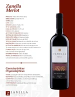 Zanella Vinho Merlot 2023 750Ml - Imagem 2