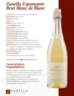Zanella Espumante Brut Blanc De Blanc 750Ml - Imagem 2