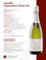 Zanella Espumante Demi-Sec 750Ml - Imagem 2